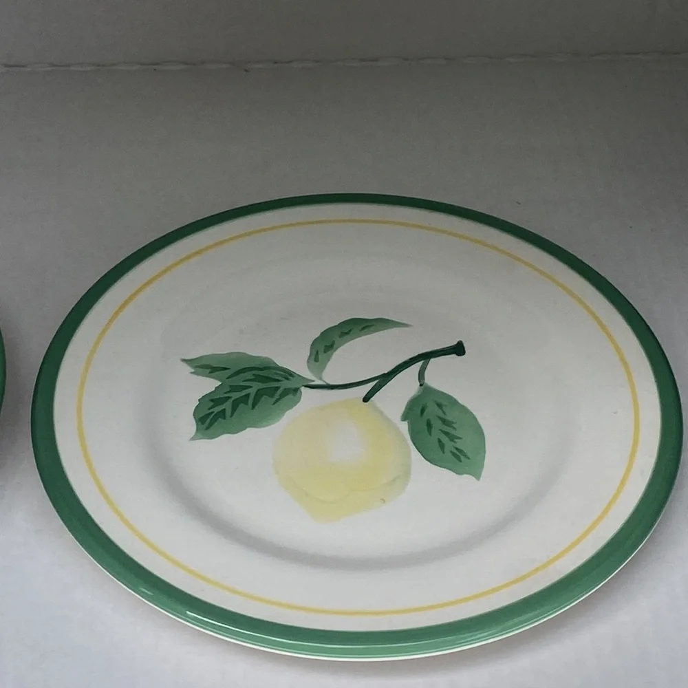 Williams Sonoma lemon salad plates